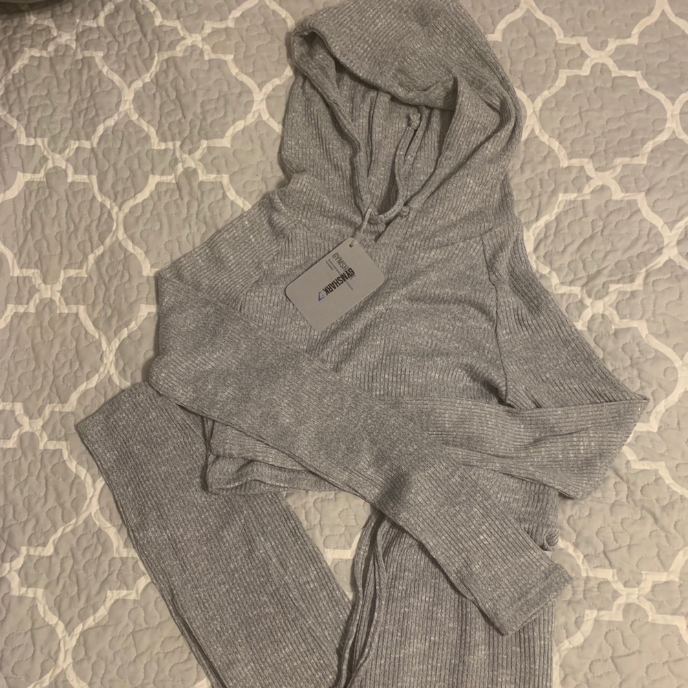 Gymshark Light Grey Slounge Set🤩